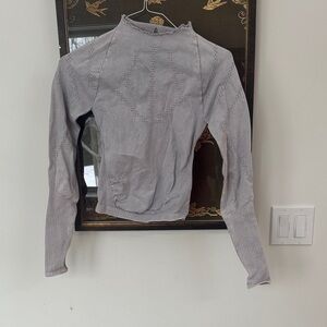 FP Movement by Free People Gray Long Sleeve Top